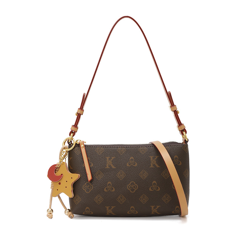 Luxury Bags Vip - Torebka damska z nadrukiem, kopertowa, do