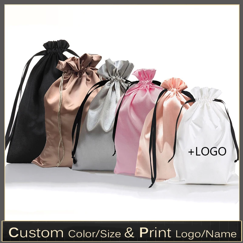 Luxury Bags From China - 10 SZT. Personalizowane satynowe woreczki na