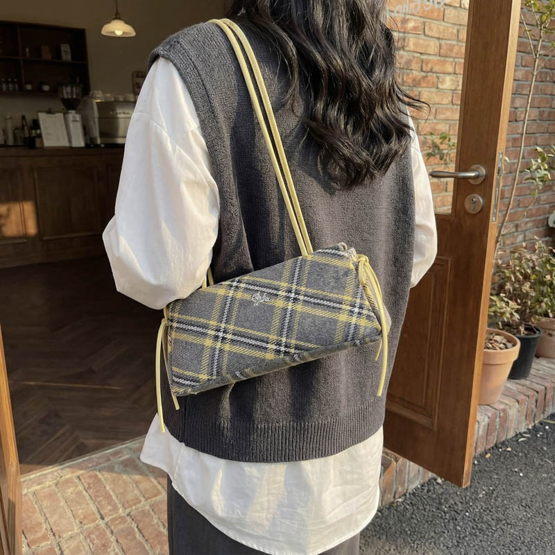 Luxury Bags Affordable - Modne torebki z mikrofibry w paski