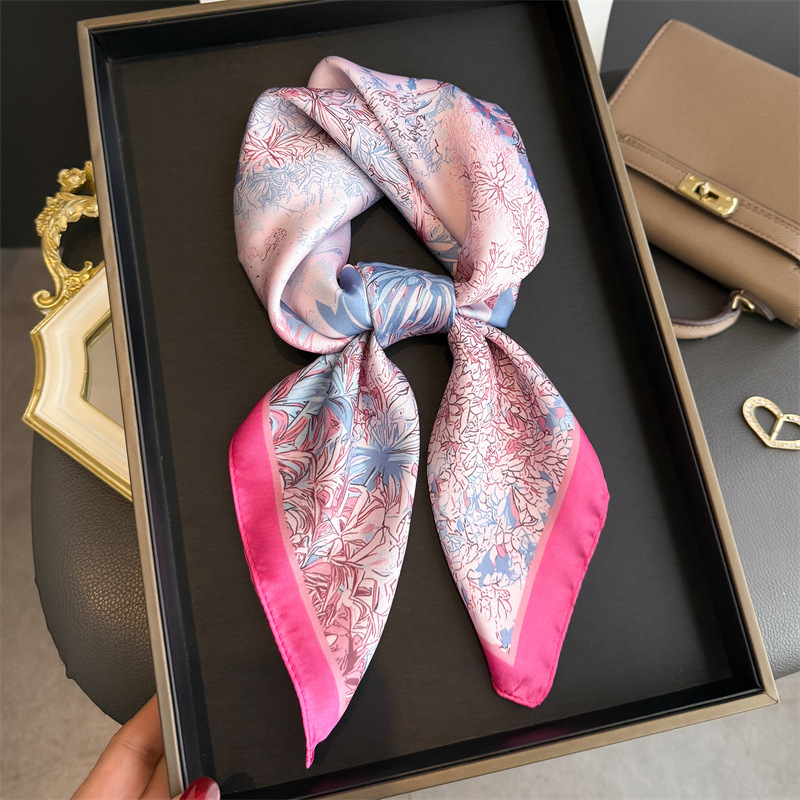 Luxury Bags Designer - Luksusowy wzorzysty szal damski, jedwabne apaszki,