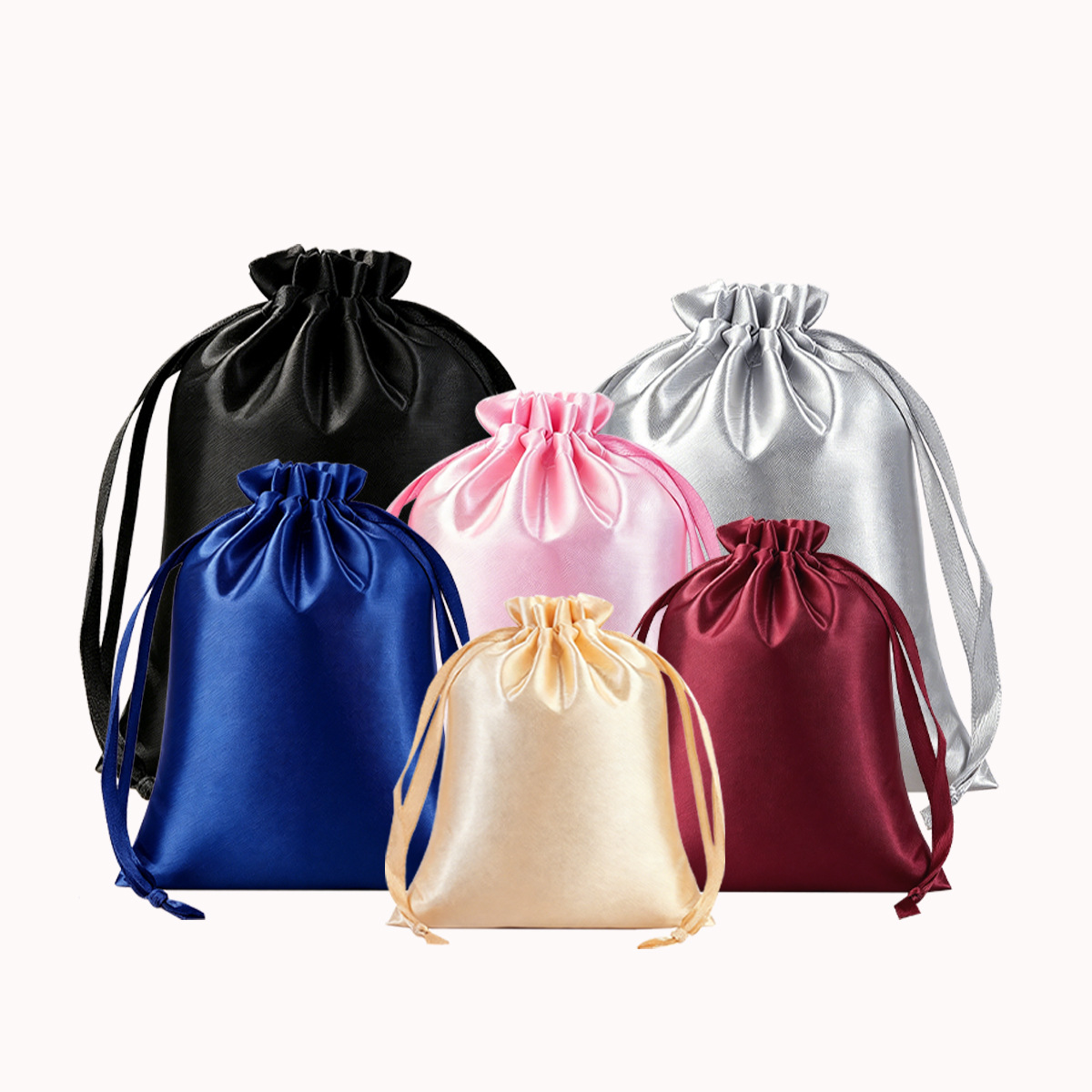 Luxury Bags From China - 50 sztuk/partia Jedwabne Torebki na Biżuterię,