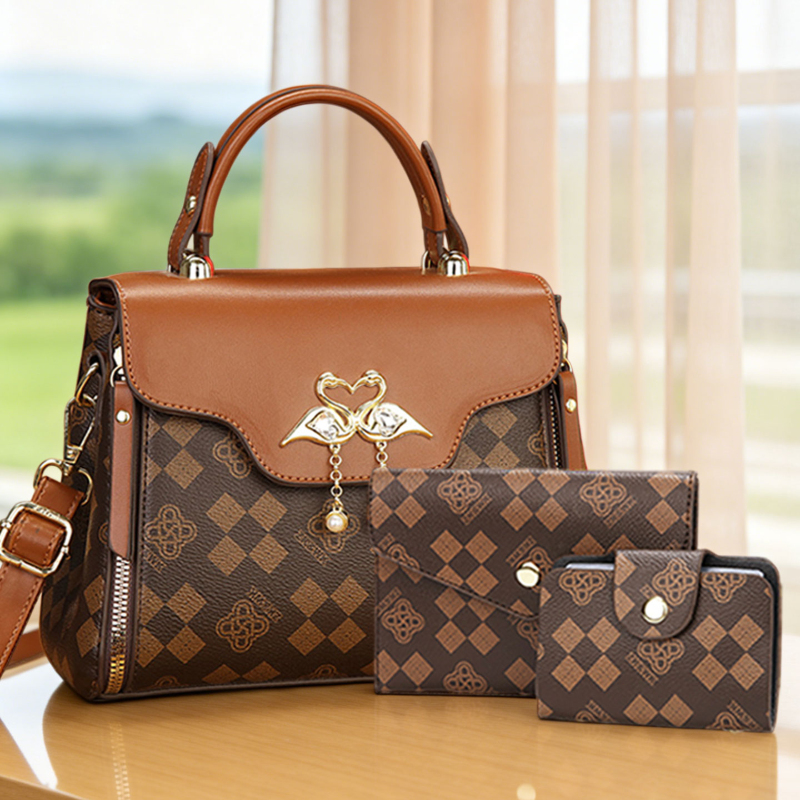 Luxury Bags & Leather Repair Of Atlanta Photos - 3-częściowy zestaw torebek damskich, lekka luksusowa