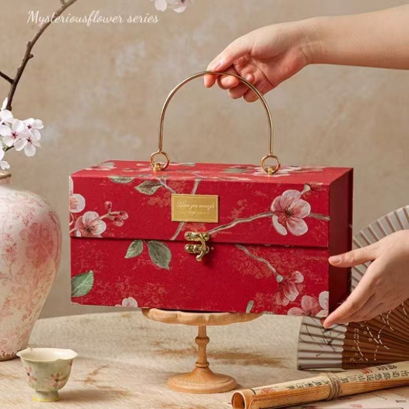 Luxury Bags From China - Grube, wielokolorowe metalowe pudełka prezentowe do