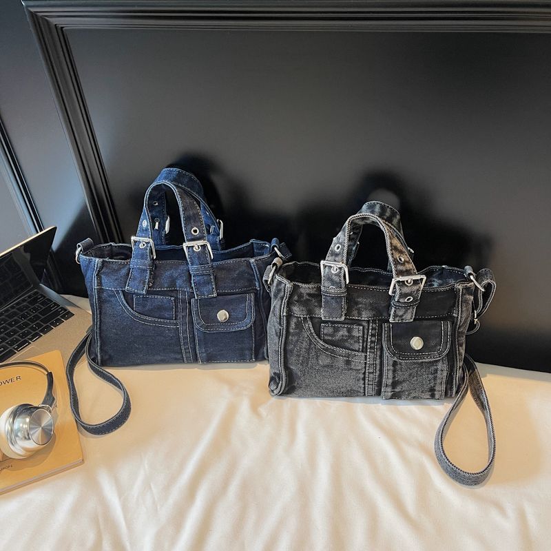 Luxury Bags Denim - Damska modna torebka dżinsowa w nowym