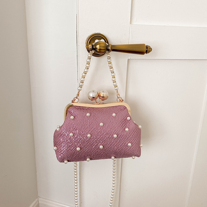 Luxury Bags Affordable - Torebka wieczorowa z zapięciem typu kiss