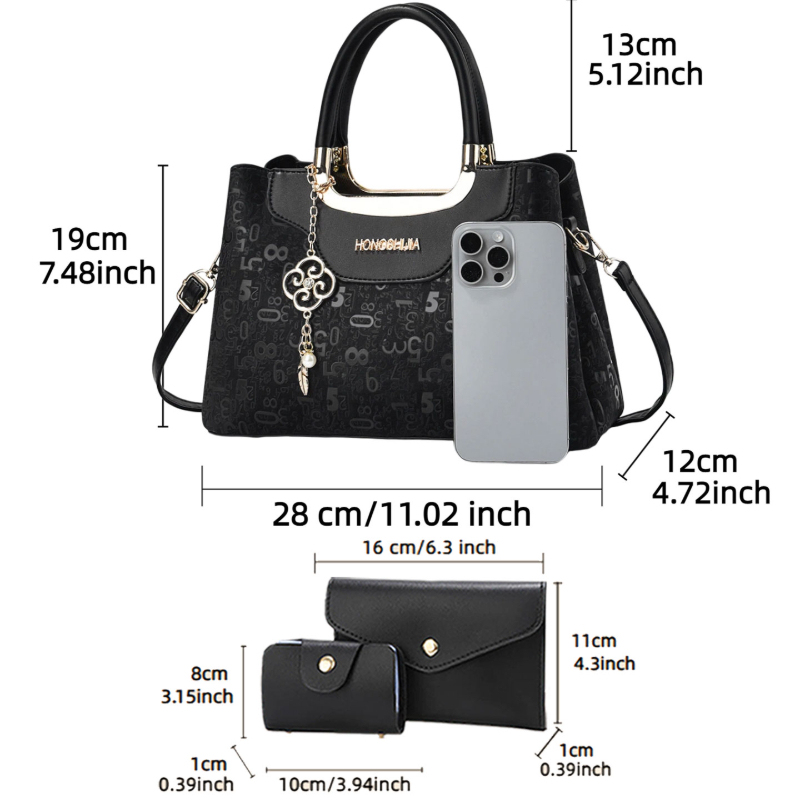 3-częściowy zestaw torebek dam – Luxury Bags & Leather Repair Of Atlanta Photos recenzja i cena