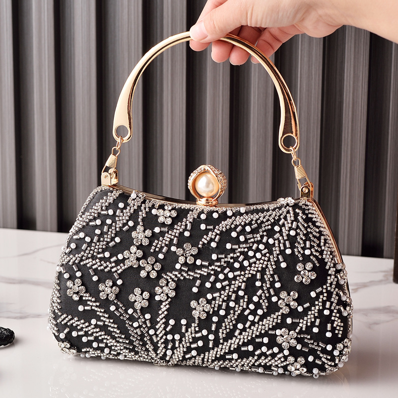 Czarna Torebka Z Koralikami Vi – Luxury Bags In China Wholesale recenzja i cena