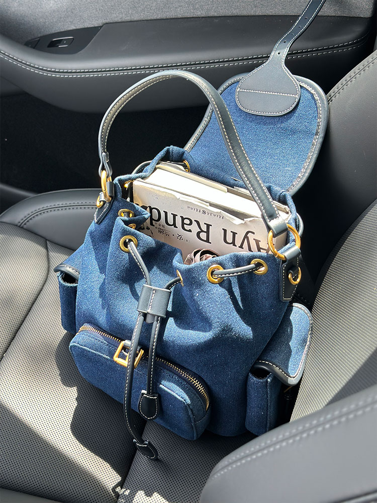 Damski plecak w kolorze denim  – Luxury Bags Denim recenzja i cena