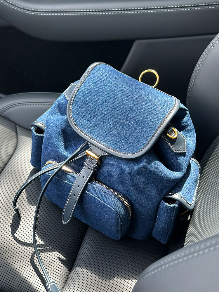 Damski plecak w kolorze denim  – Luxury Bags Denim recenzja i cena